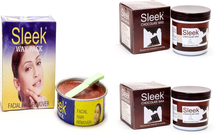Sleek Combo Of Chocolate Wax And Facial Hair Removal Wax Price