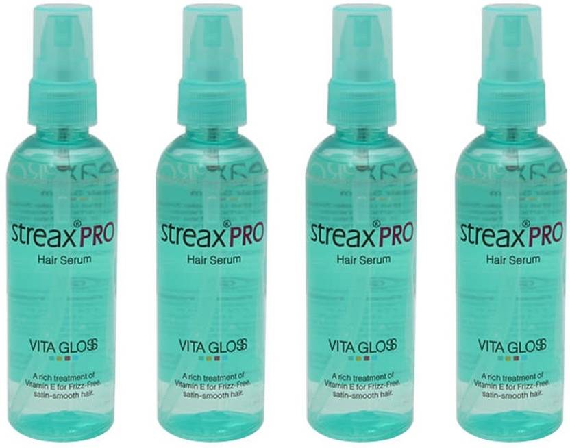 Streax Pro Hair Serum Vita Gloss 100ml Set Of 4