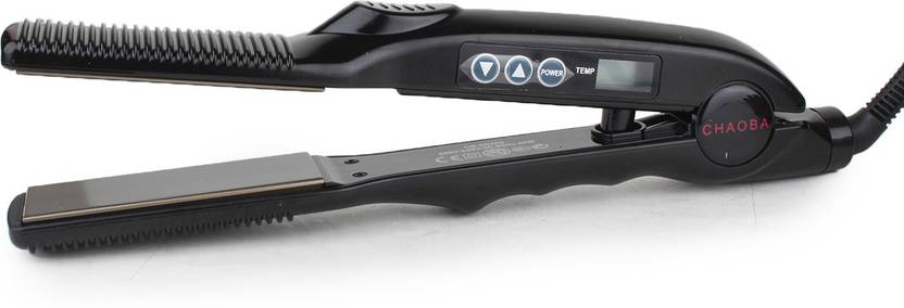 Chaoba Professional With Heat Adjusting Facility Hair Straightener Black