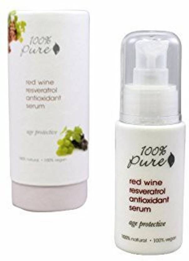100 PURE Red Wine Resveratrol Antioxidant Serum, 1 oz, Formulated
