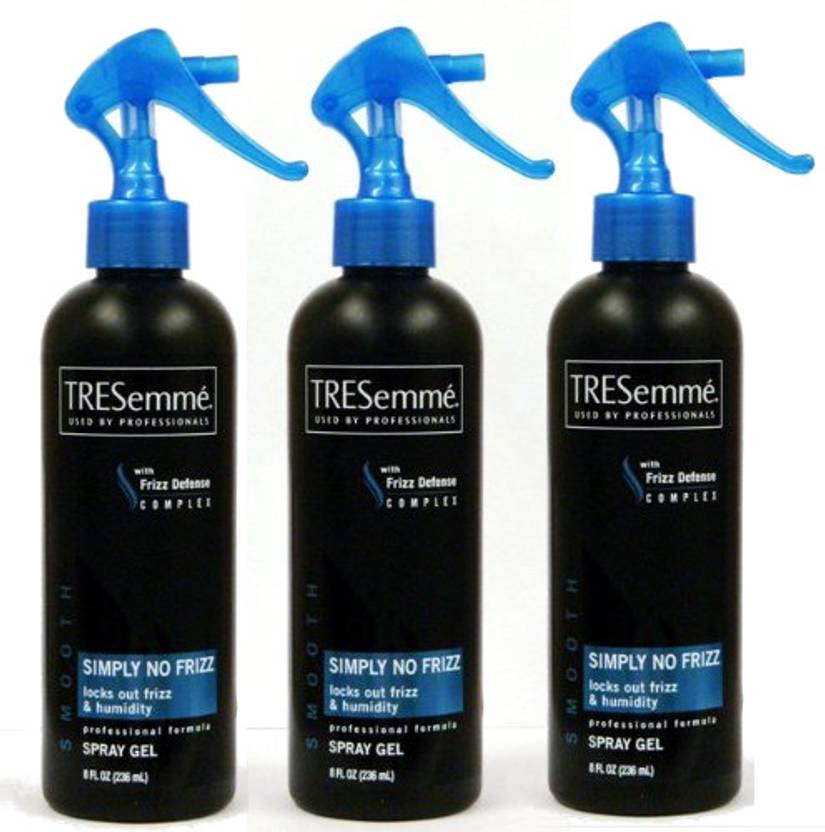 Tresemme Smooth Simply No Frizz Spray Gel Pack Of 3 Hair Styler