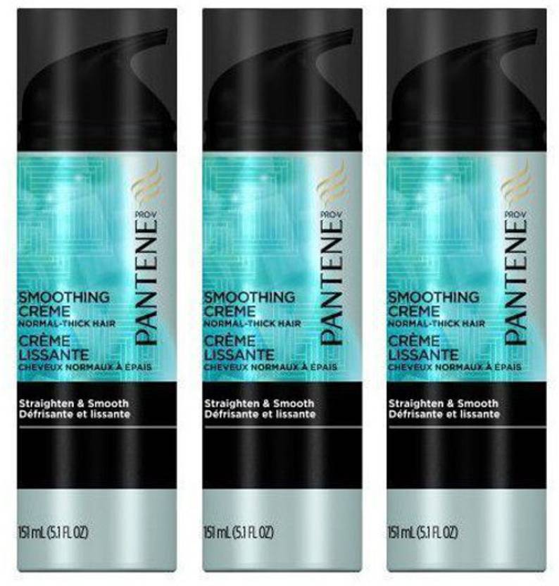 Pantene Normal Thick Style Straighten And Smooth Cream Pack Of 3