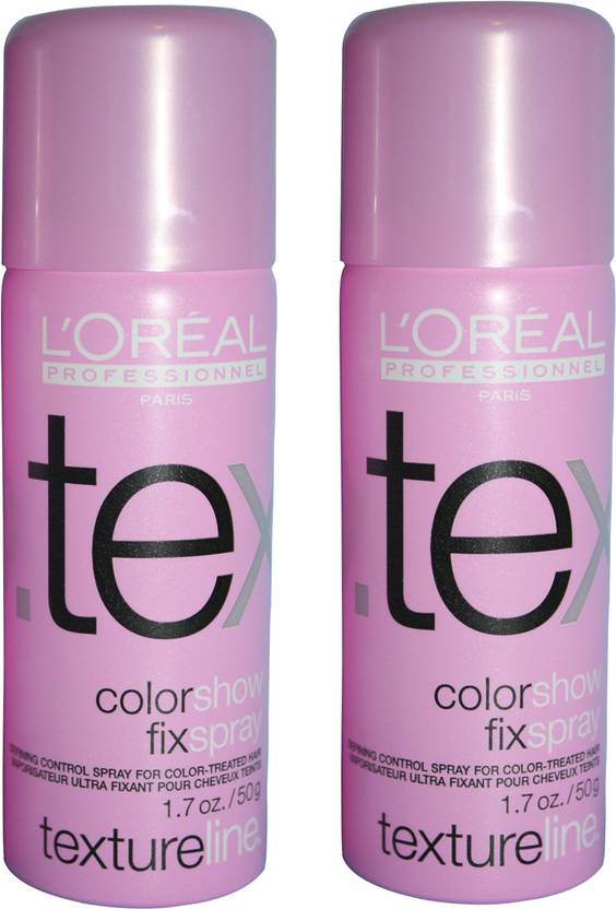 Loreal Paris Textureline Color Show Fix Spray Pack Of 2 Hair