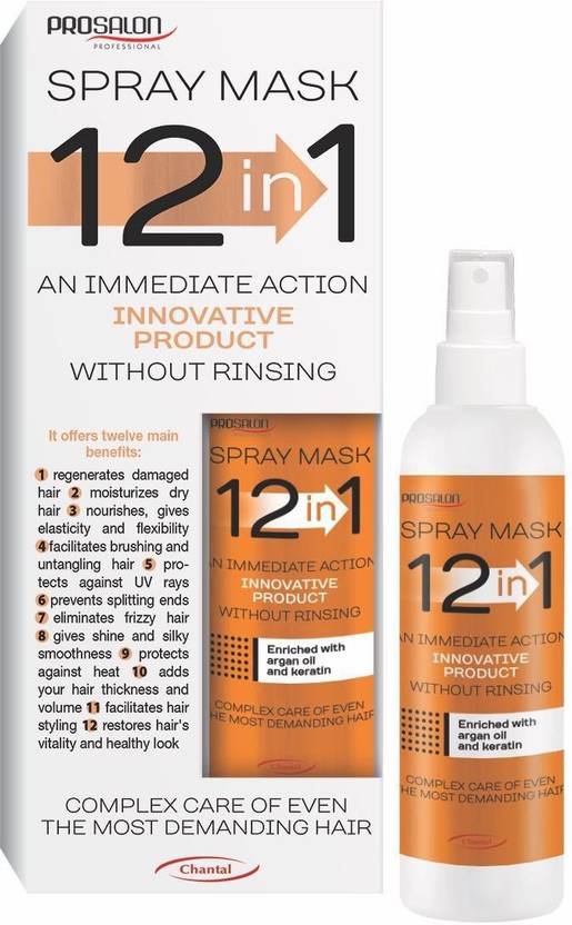 Merchanteshop Spray Mask Argan Oil Keratin 12 Benefits Hair Styler