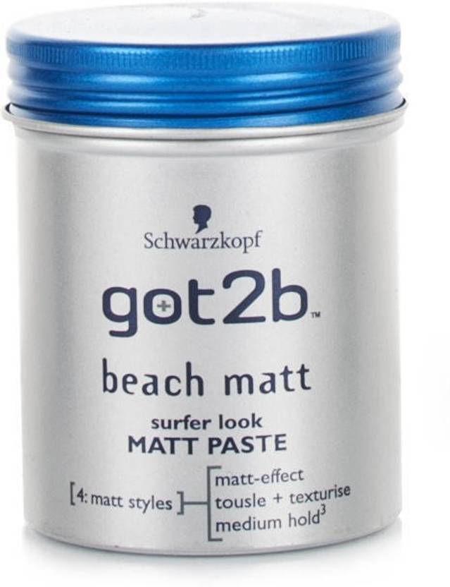 Schwarzkopf Got2b Beach Matt Paste Hair Styler Price In India