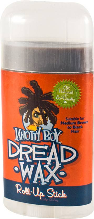 Knotty Boy Dreadlock Wax Roll Up Stick Dark Medium Brown To Black