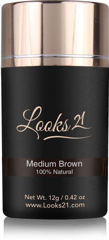Looks 21 Hair Building Fiber Medium Brown Price In India Buy
