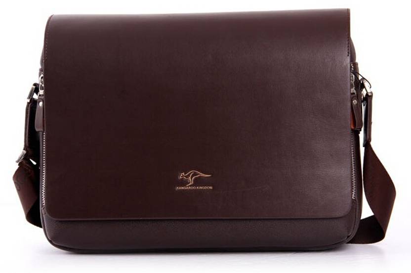 Kangaroo Messenger Bag Brown Online Best Price In India Kangaroo Messenger Bag