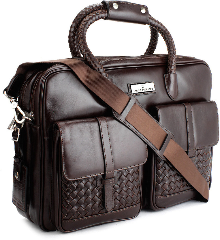 LOUIS PHILIPPE Men Brown Messenger Bag