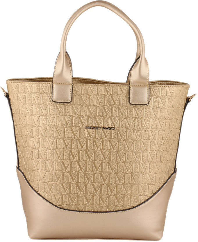 Mickey Mayo Women Gold Hand-held Bag