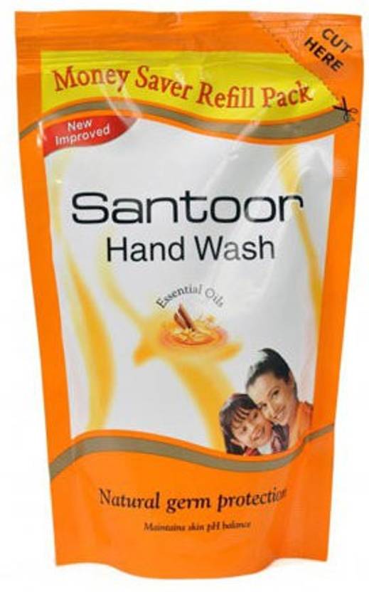 Santoor Essential Oils 3+1 Hand Wash Pouch Price in India, Buy