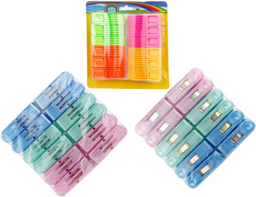 Xccess Xccess Pack 36 Pcs Cloth Laundry Clips Closet Organizer