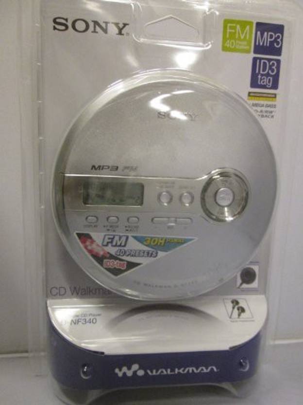 SONY Dnf340 Walkman Portable Cd Player With Mp3 Playback Dnf340 Wired