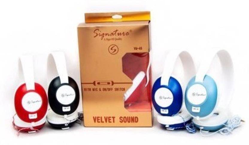 Signature VM45 Stereo dynamic headphone Wired Headphones