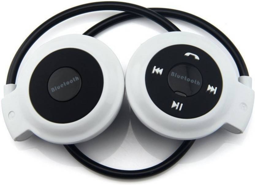 Blubuck Mini-503 Stereo dynamic headphone bluetooth Headphones (White, On the Ear) 