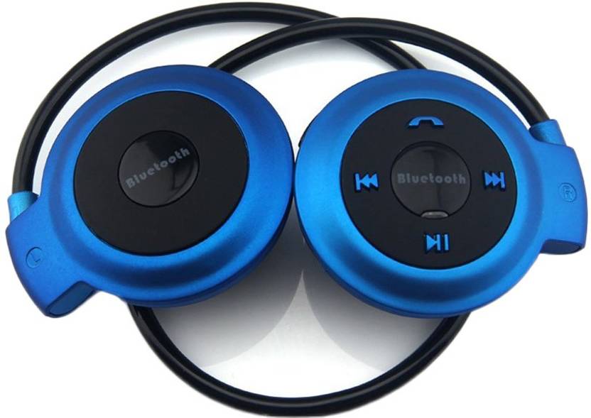 Blubuck Mini-503 stereo dynamic headphone Wired bluetooth Headphones (Blue, Over the Ear) 