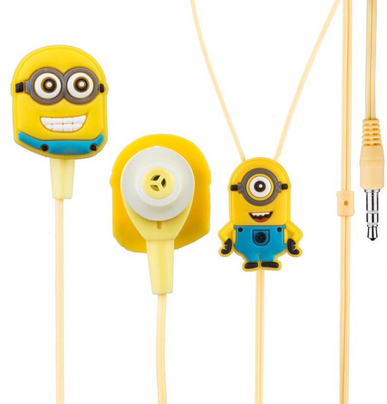 Infinito Despicable Me 2 Minions Earphones With 3 5 Mm Universal Jack Headphone