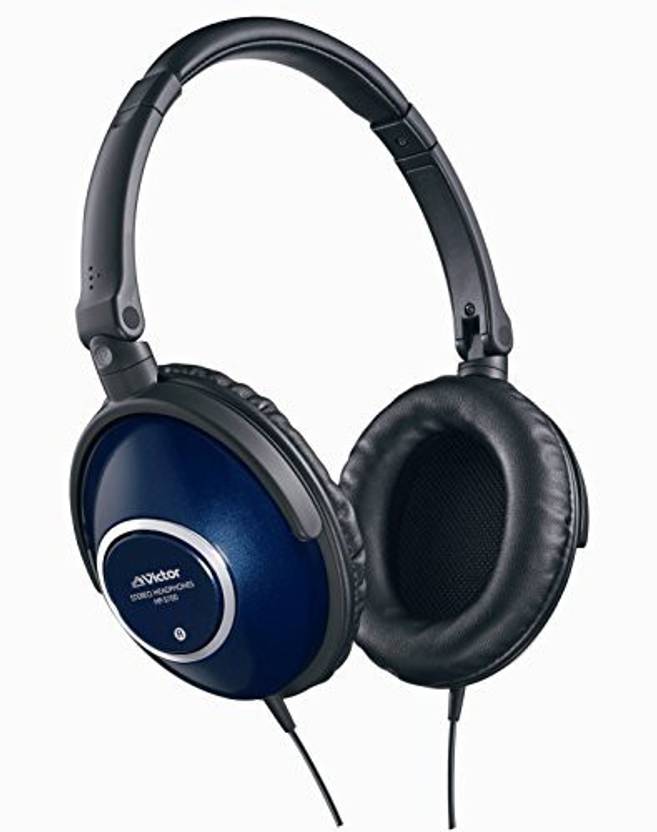 JVC Victor HeadBand Portable Headphones HpS700A Blue (Japanese