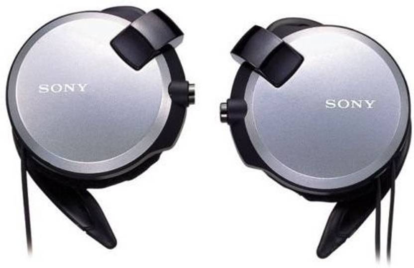 SONY ClipOn Stereo Headphones With Double Retractable Cord MdrQ68Lw