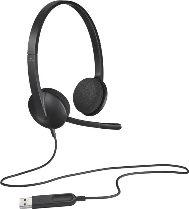 Logitech USB Headset H340 Headset with Mic Price in India Buy