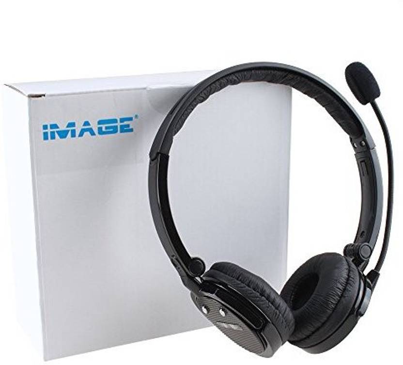 IMAGE IMAGEÂ® 2 in 1 Over the Head Boom Mic Microphone Stereo Blu...