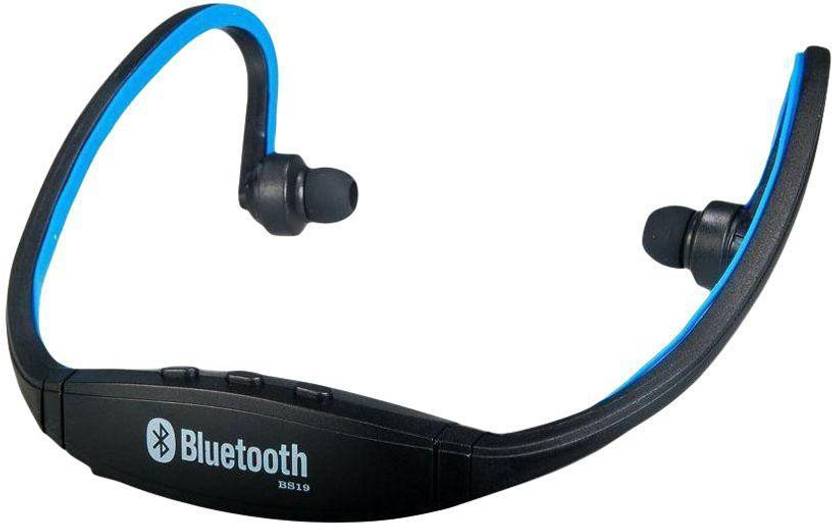 creation4u BS19 Wireless Bluetooth Headset (Multicolor) 
