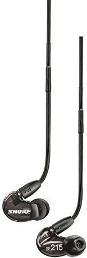 Shure SE215-K Sound Isolating Earphone Wired Headset With Mic