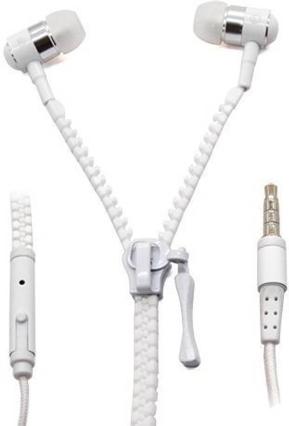 Quit-X ™ Zip Metal In-Ear 3.5mm Jack  Wired Bluetooth Headset Wit...