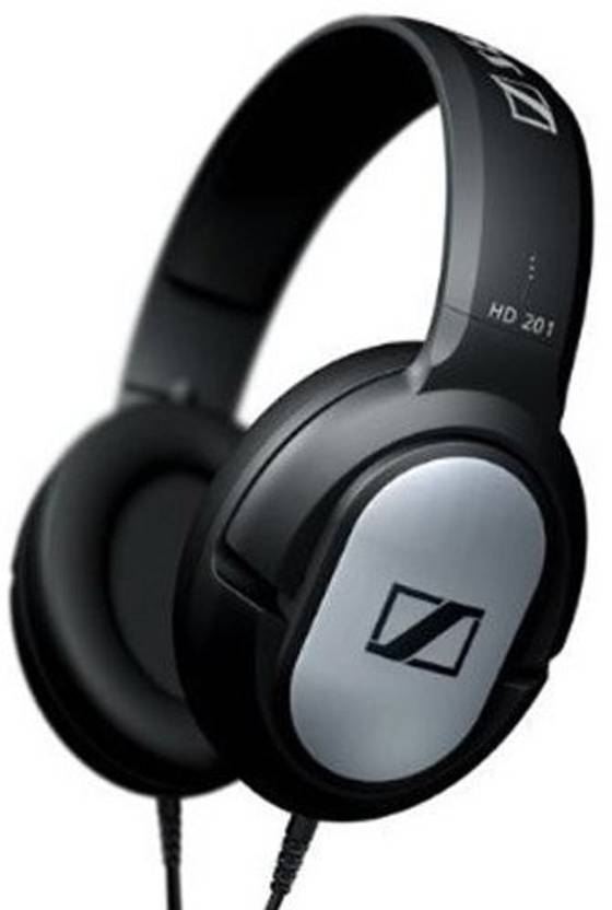 Sennheiser HD 201 Lightweight Wired Headset With Mic