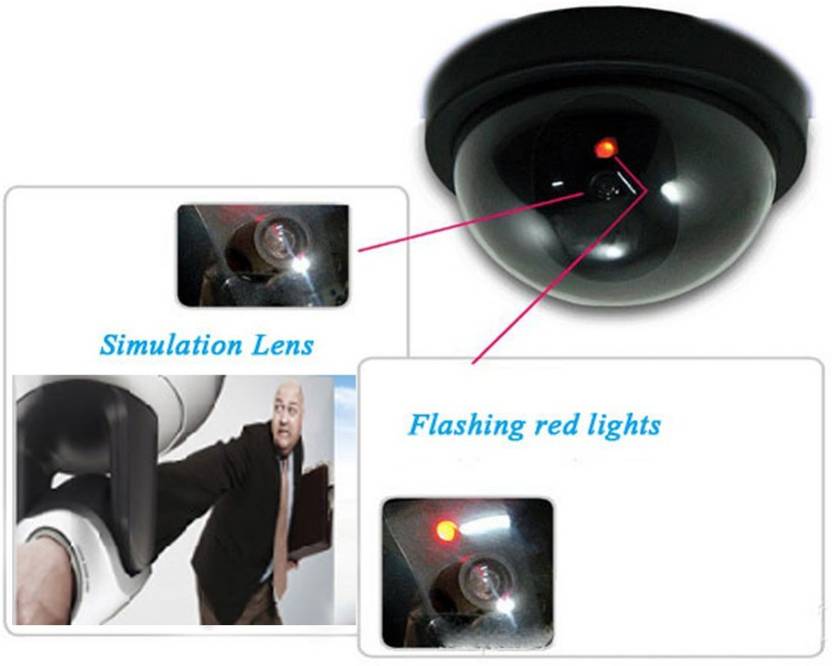 Shopo Realistic Looking Motion Detection Dummy Fake 1 Channel Home Security Camera