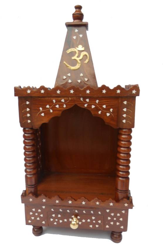 Handicraft SHEESHAM WOOD MADE TEMPLE WITH DRAWER IN IT HEIGHT 70CM Wooden Home Temple Handicraft SHEESHAM WOOD MADE TEMPLE WITH DRAWER IN IT HEIGHT 70CM Wooden Home Temple