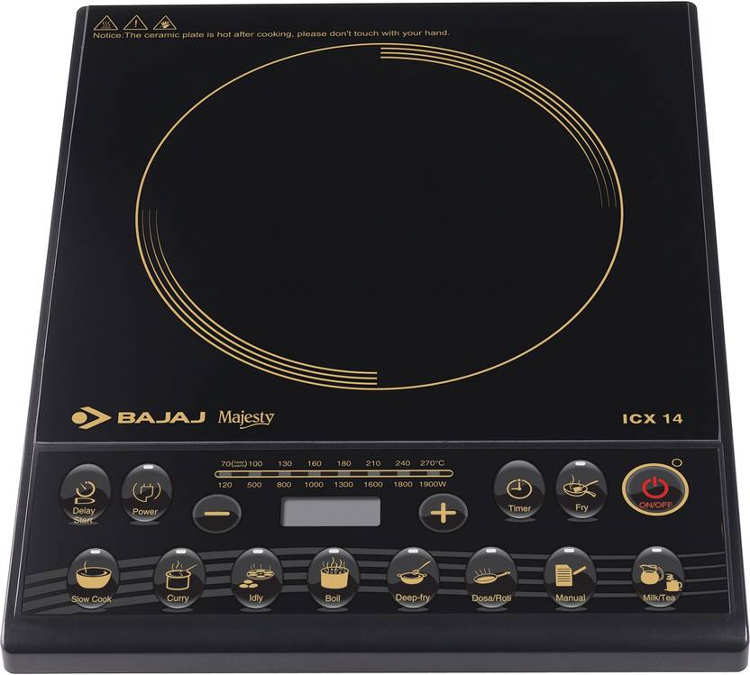 BAJAJ Majesty ICX 14 Induction Cooktop Buy BAJAJ Majesty ICX 14