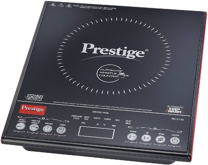 Prestige PIC 3.1 v3 Induction Cooktop (Black, Touch Panel)