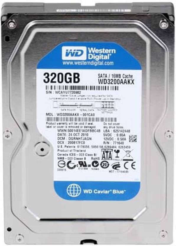 WD SATA 320 GB Desktop Internal Hard Disk Drive (WMAV2F642882) WD