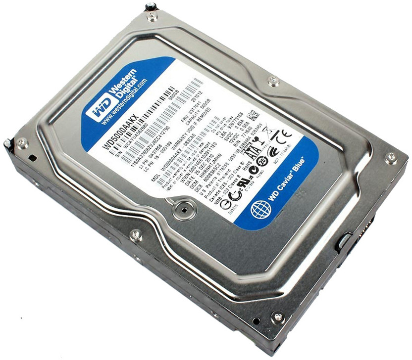 WD Caviar Blue 500 GB Desktop SATA Internal Hard Disk Drive (HDD) (WD5000AAKX)(Interface: SATA, Form Factor: 3.5 Inch)