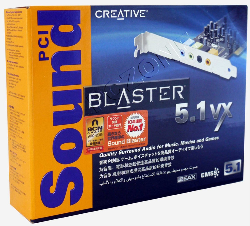 CREATIVE PCI SOUND BLASTER 5.1VX WINDOWS 8.1 DRIVER