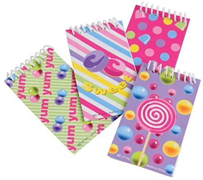 US Toys Mini Spiral Notebook Memo Pads Regular Memo Pad Ruled 180 Pages