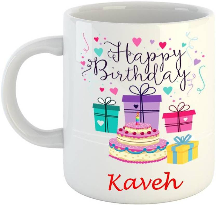 Dream Web Happy Birthday Kaveh Ceramic Coffee Mug Price in India - Buy ...