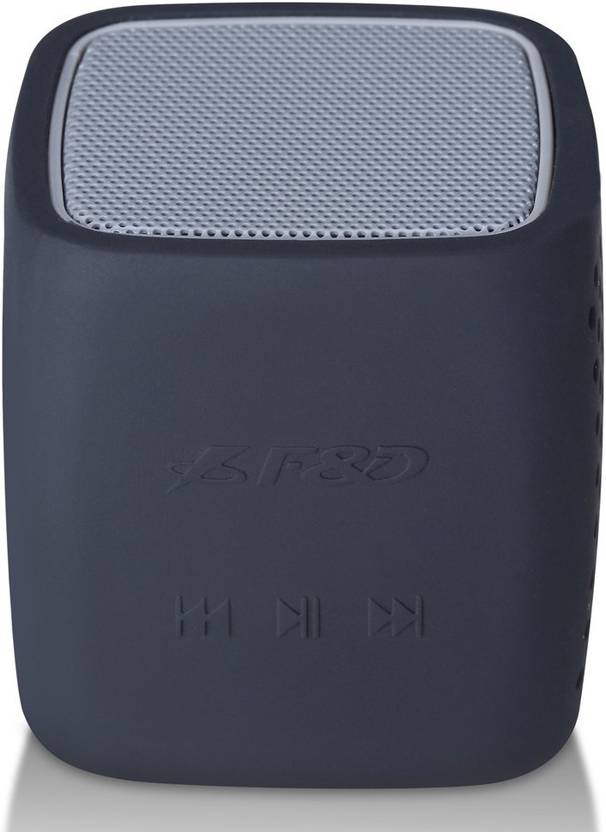 F D W4 3 W Portable Bluetooth Speaker  Black, Mono Channel F D Speakers