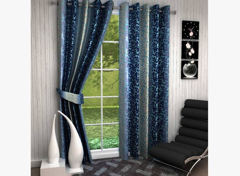 Freshfromloom 214 Cm 7 Ft Polyester Door Curtain Pack Of 2