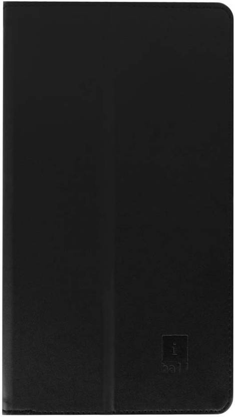 Colorcase Flip Cover for iBall Slide D7061 7 inch Black