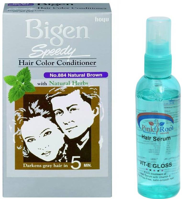 Bigen Men S Speedy Hair Colour 884 Natural Brown With Pink Root