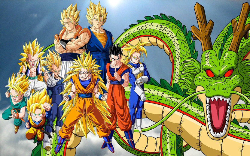 Sangoku Songoku Super Sayan Serie Dbz Verzamelingen Sticker