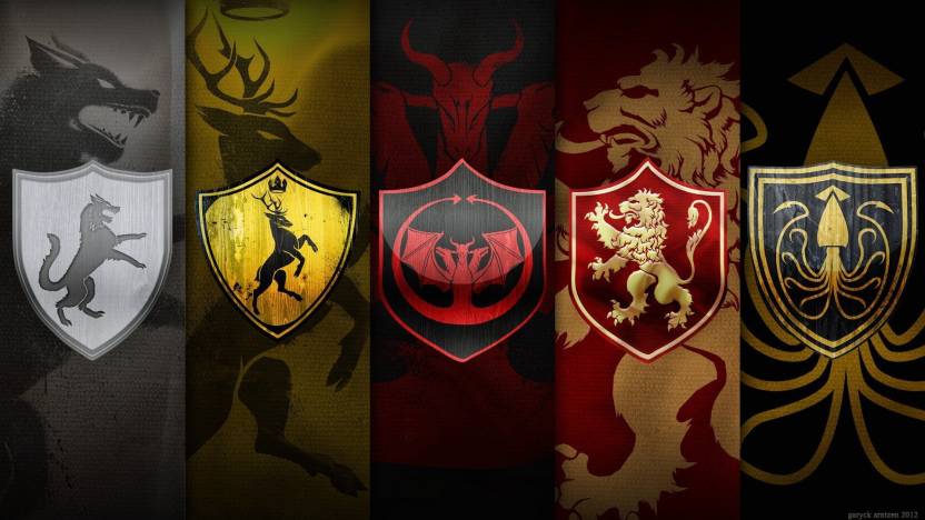 Ice And Fire Emblems Game Of Thrones Garyck House Baratheon On Fine