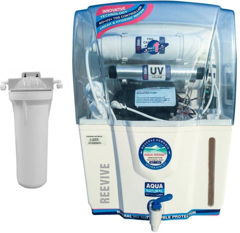 Aqua Grand Plus Revive Grand Plus 12 L RO + UV +UF Water Purifier