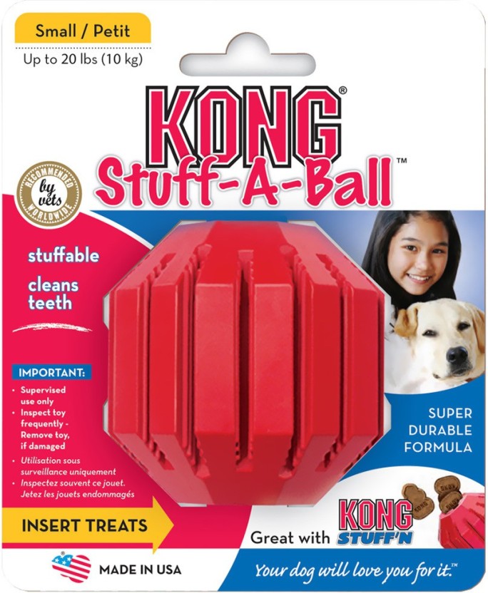 KONG Rubber Dog Ball Large Red 