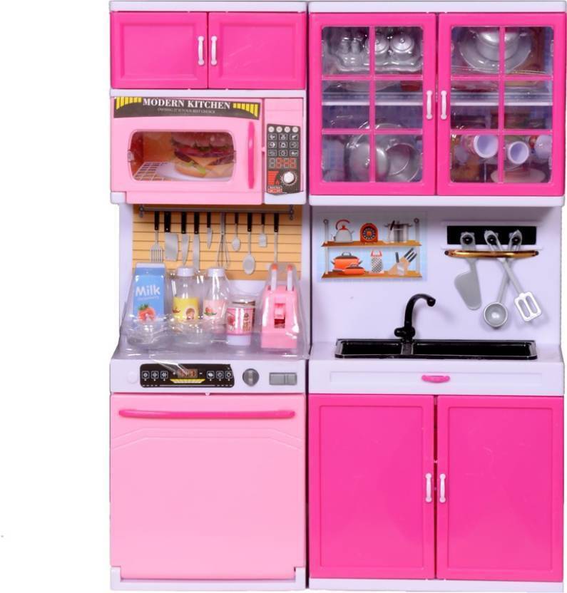 Emob Attractive Modern Kitchen Playset With Light And Real Sound Emob Attractive Modern Kitchen Playset With Light And Real Sound Effect 5615