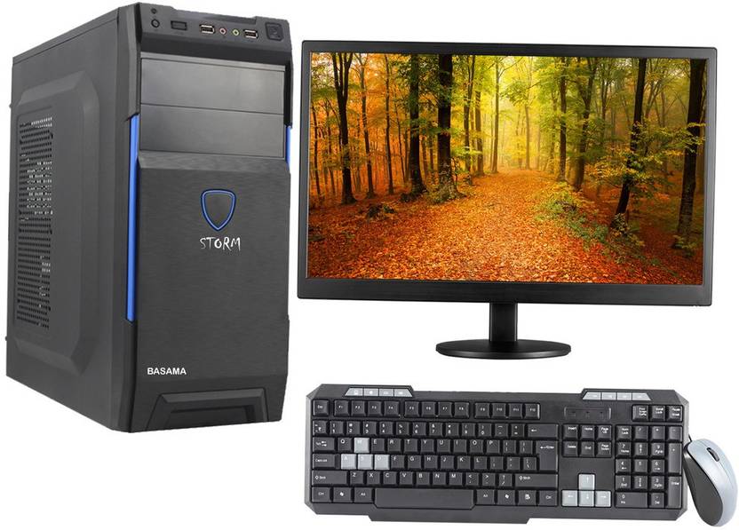 BASAMA Intel Premium Quad Core (4 GB / 1 TB / Windows 7 Ultimate) Assembled Desktop Computer