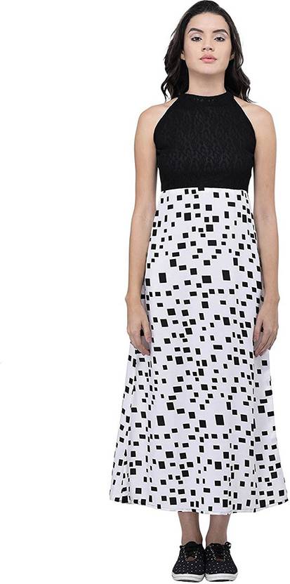 G K Design Women S Fit And Flare Multicolor Dress Buy G K