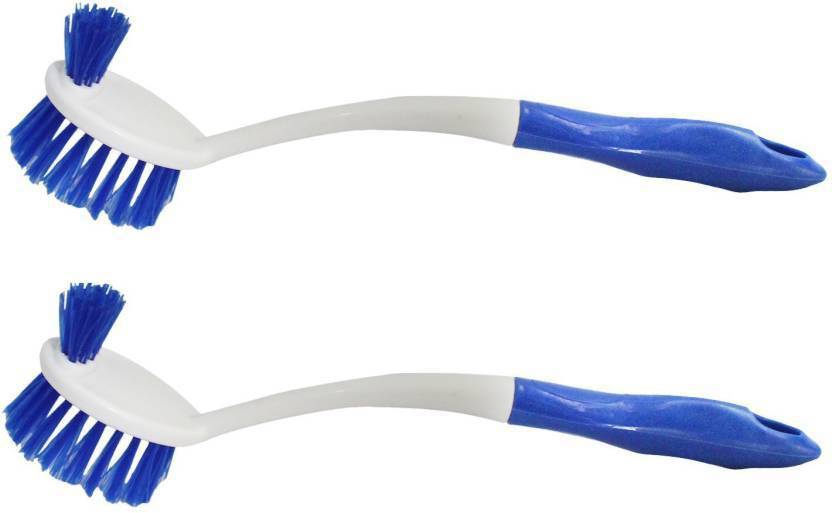 Bajrang Wash basin and Toilet seat cleaning Brush (Set of 02 pcs